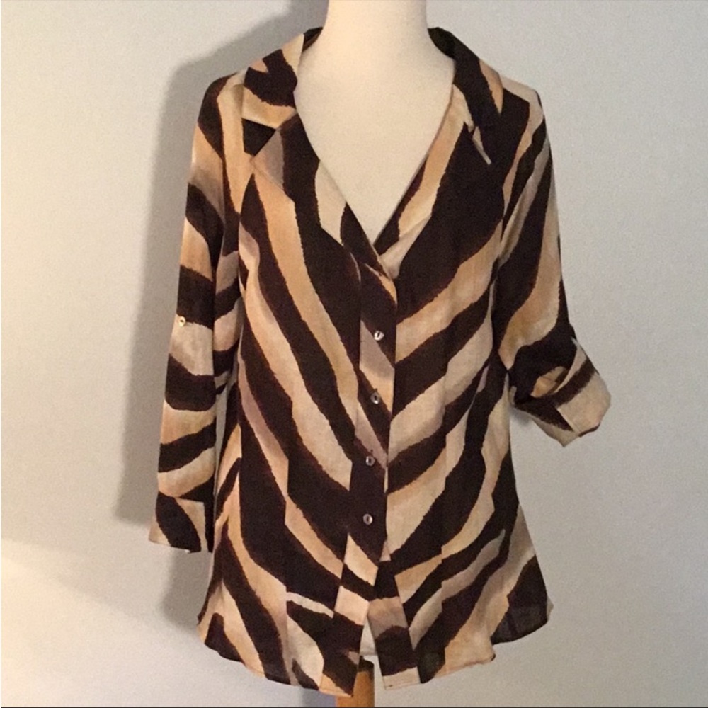 Lafayette 148 linen blouse
